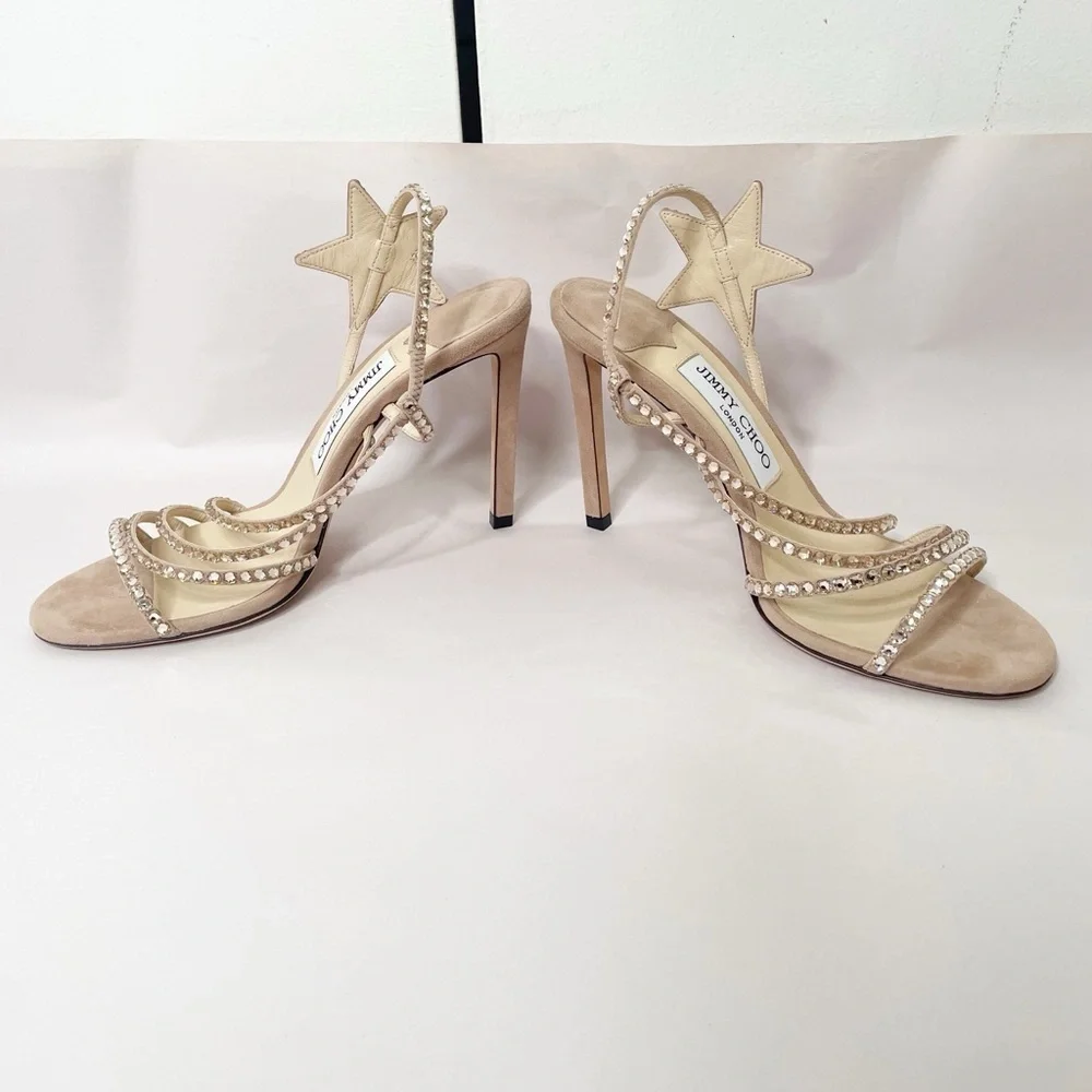Jimmy Coo Lynn Crystal Stars Heel - Picture 7 of 11
